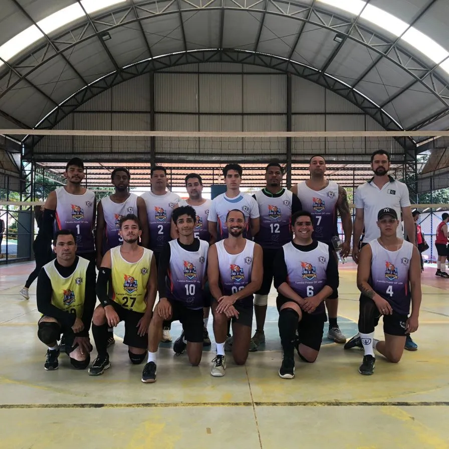 Associação esportiva Power DF Vôlei. Unidos em prol da colaboração com as comunidades das satélites Sul do DF.